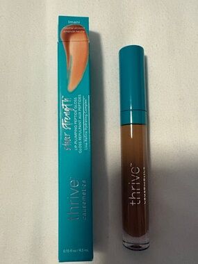 thrive causemetics Lip Plumping Gloss - Imani- A Neutral Almond Brown
